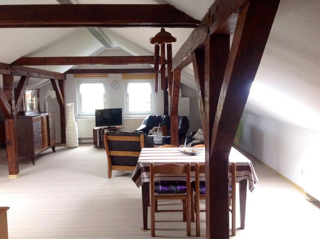 Ferienwohnung Am Dorfplatz Wittenberg Cameră foto